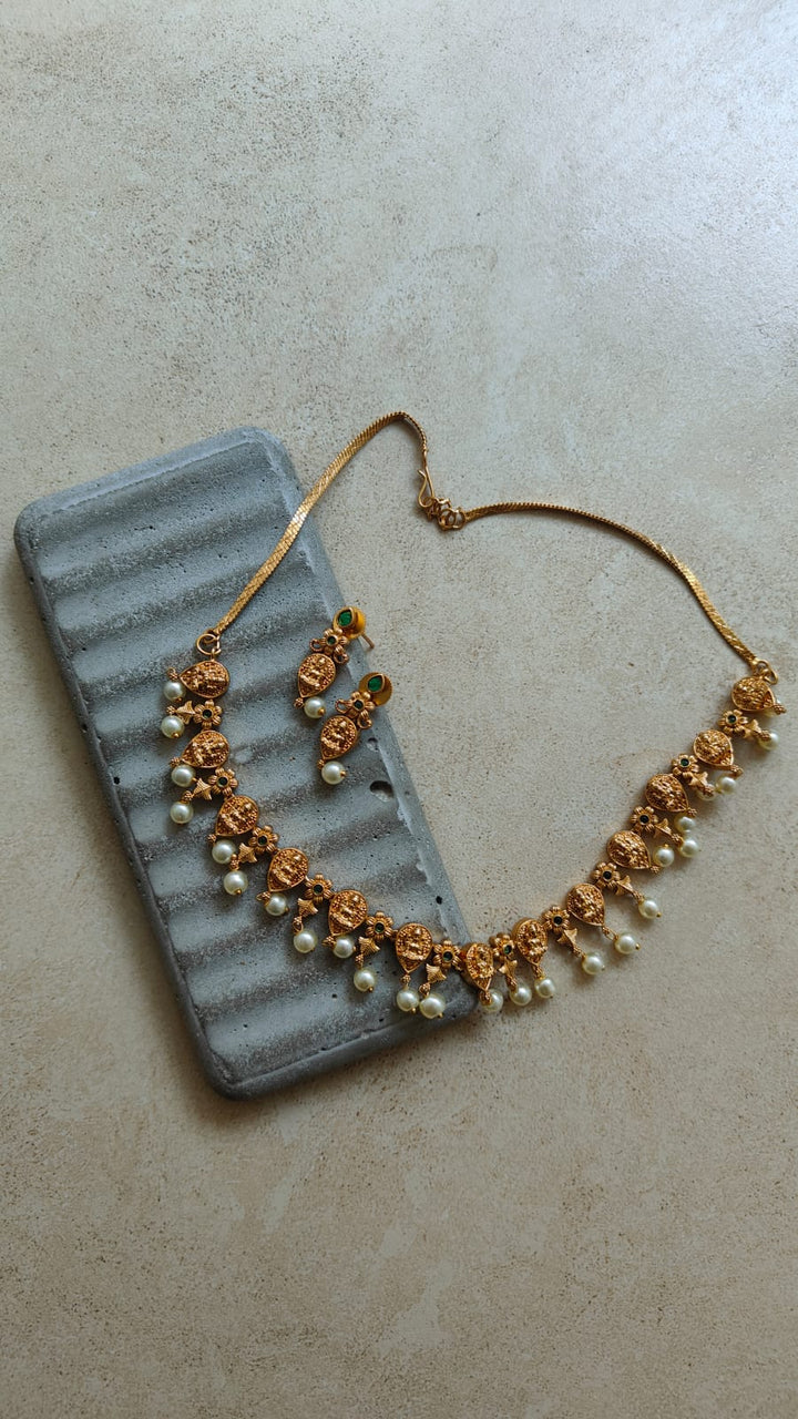 Shikar goddess necklace set