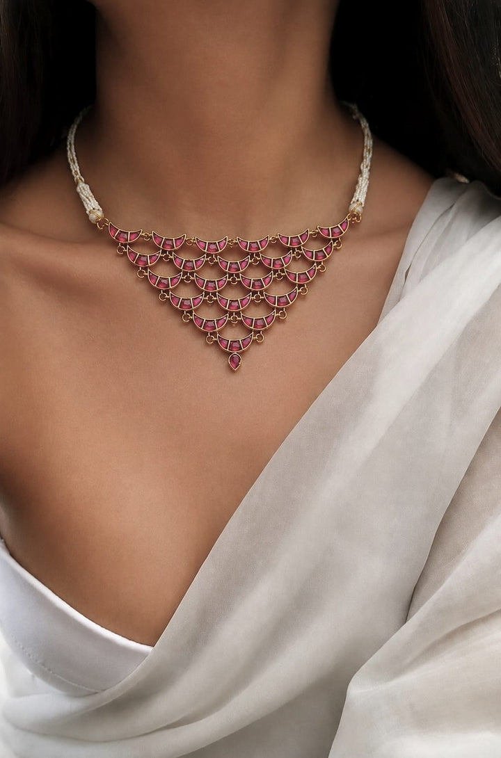 Gulabi chand necklace
