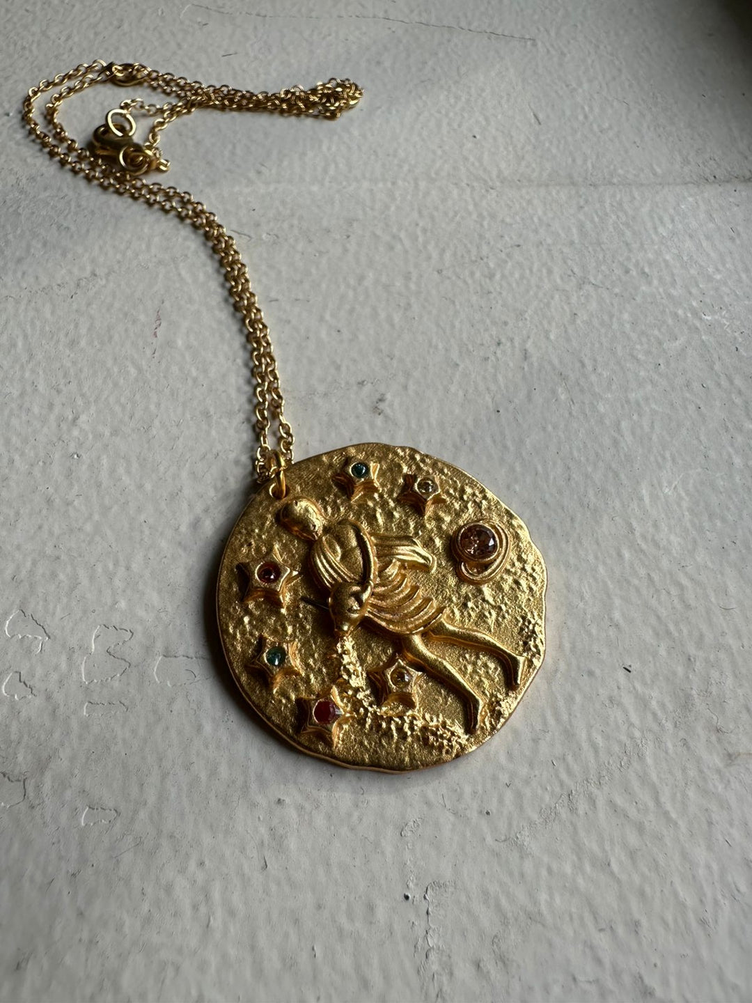 Zodiac pendant necklace