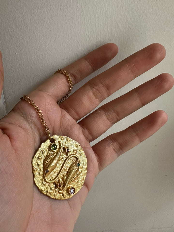 Zodiac pendant necklace