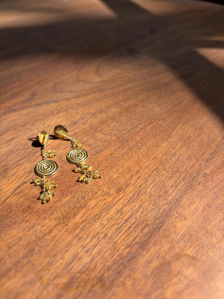 Winnie yellow earrings