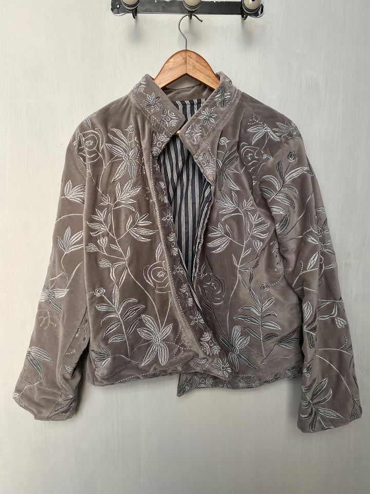 Hand embroidered coat