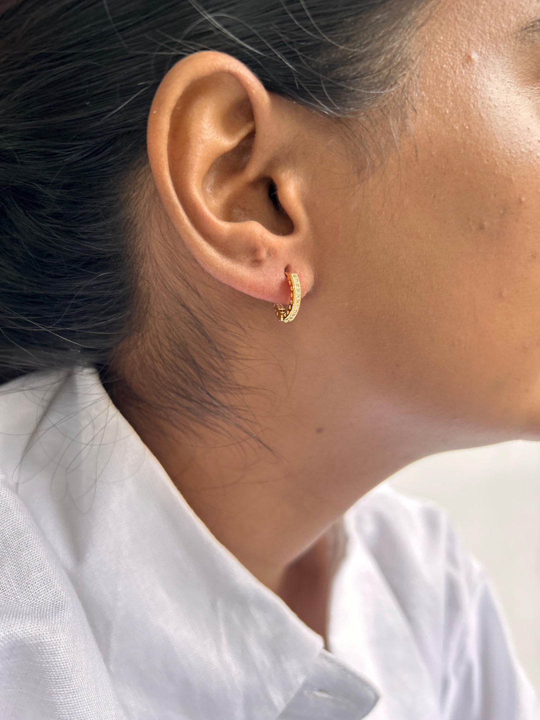 Krstal gold earrings