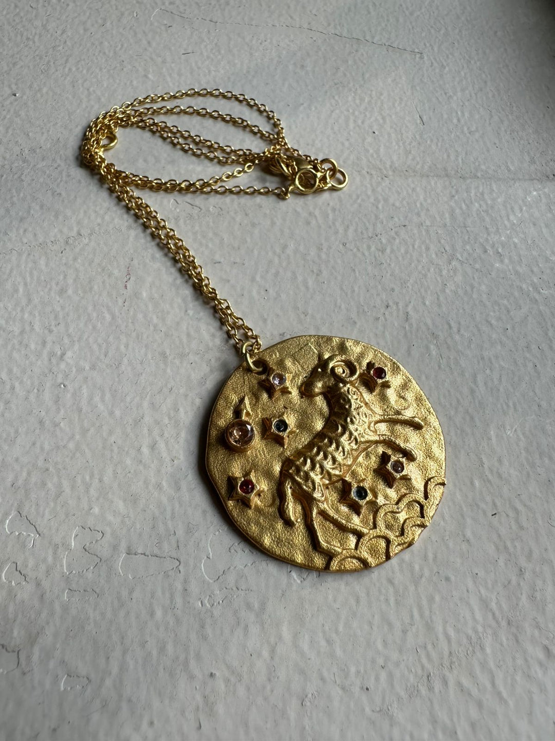 Zodiac pendant necklace