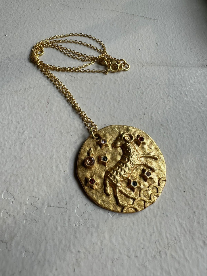 Zodiac pendant necklace