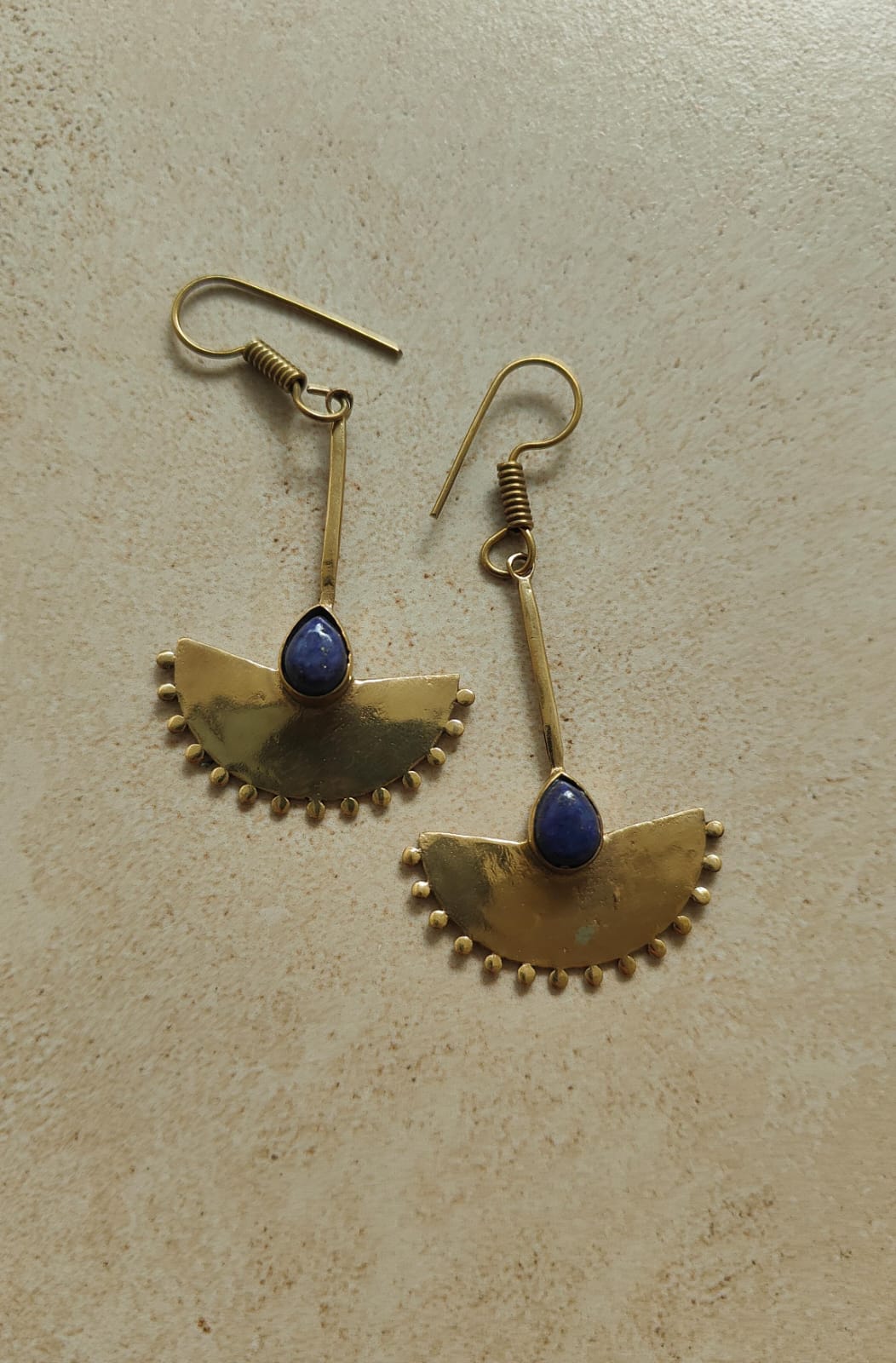 Fan wing earrings