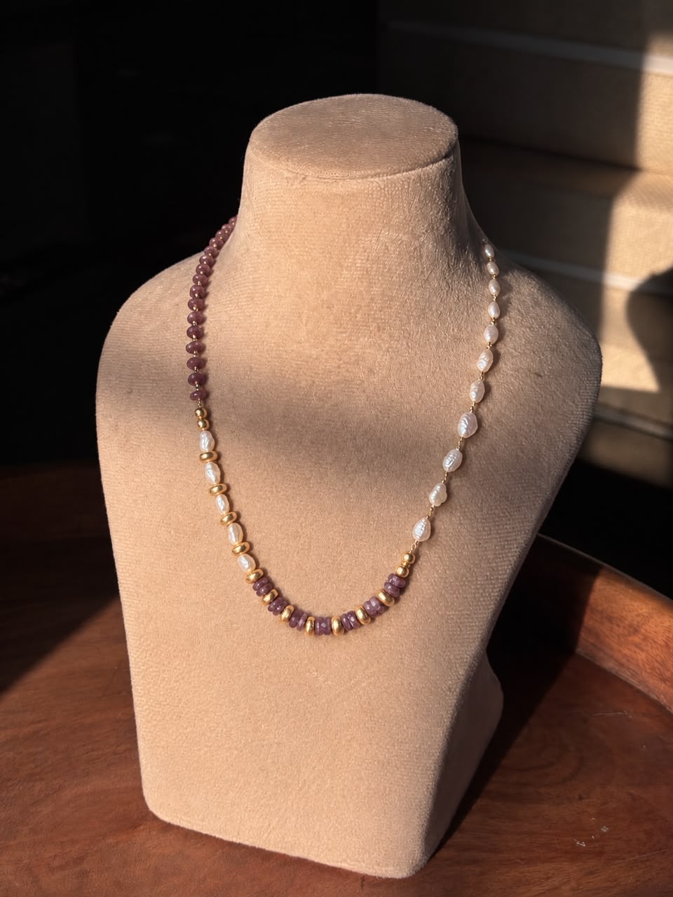 Pearl & glow necklace