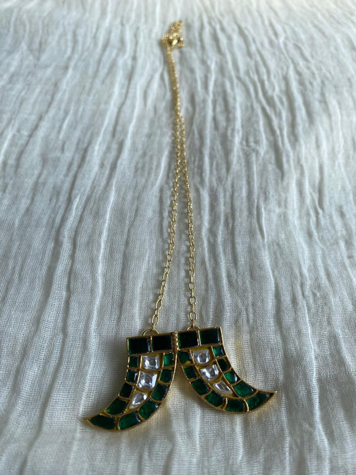 Twin dagger necklace