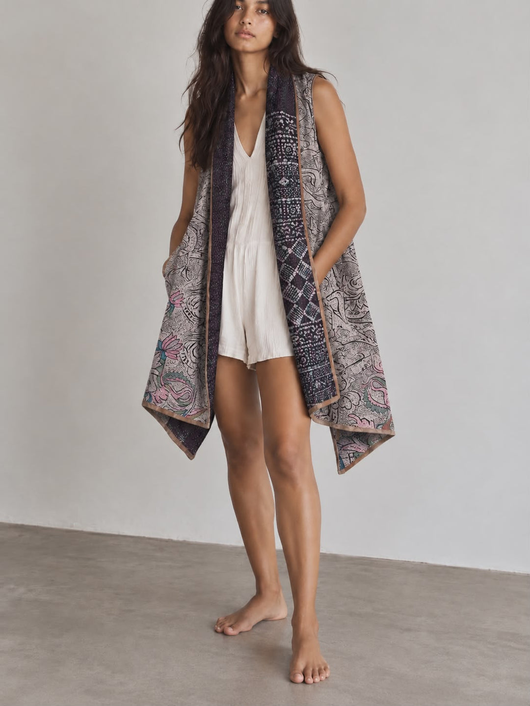 Silk cape