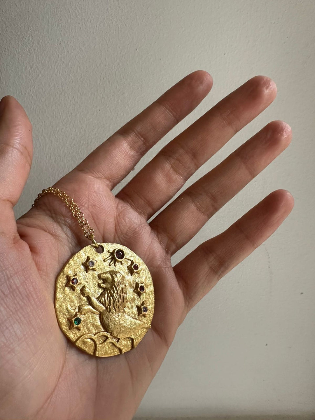 Zodiac pendant necklace