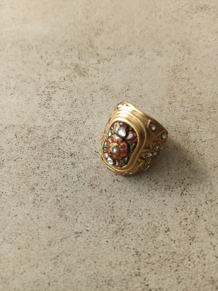Sawai Meenakari Ring