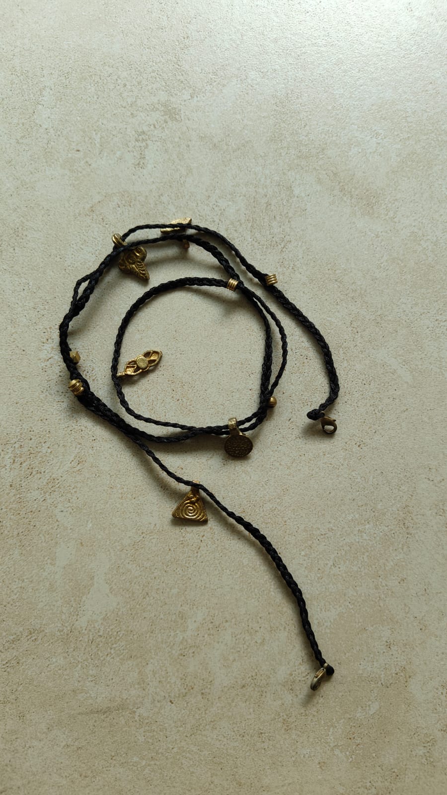 Hemp String With Tooth Necklace