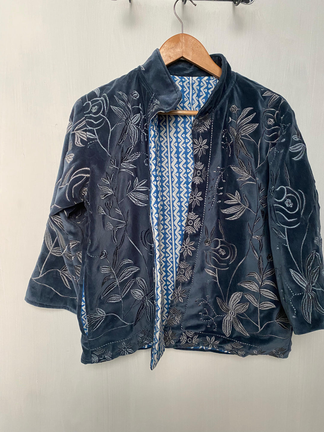 Hand embroidered coat