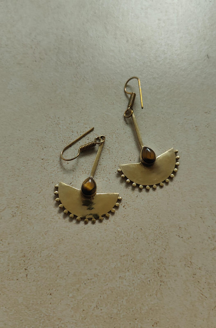 Fan wing earrings