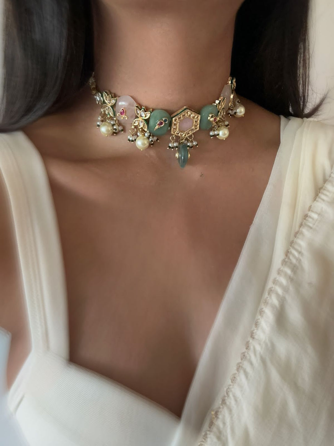 Zubaani necklace set