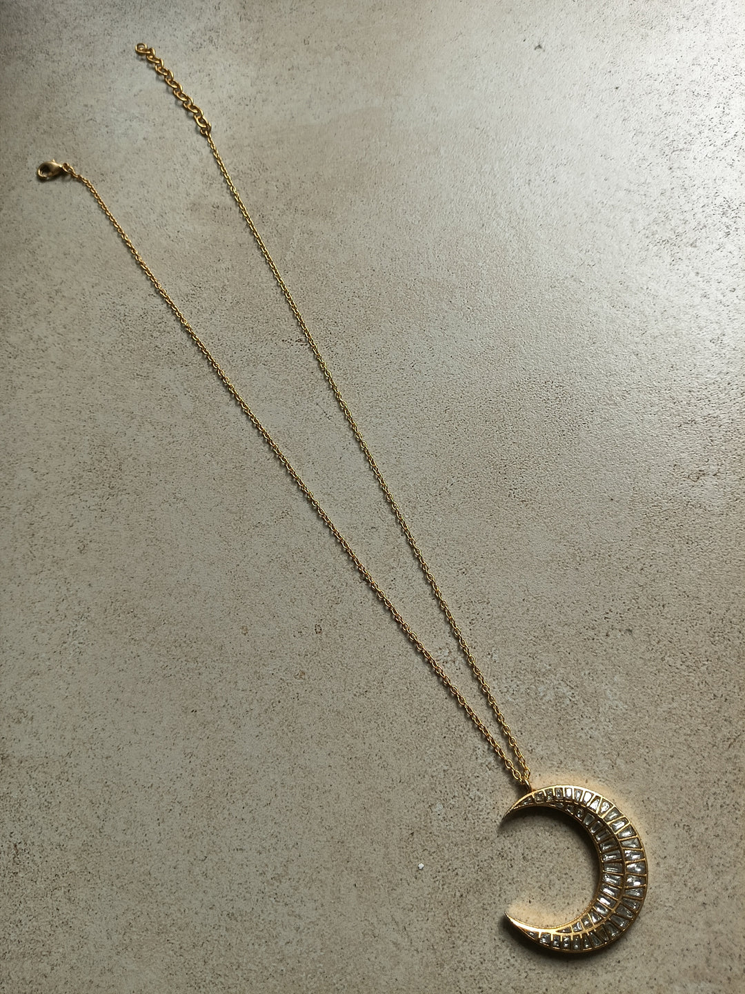 Crescent moon necklace