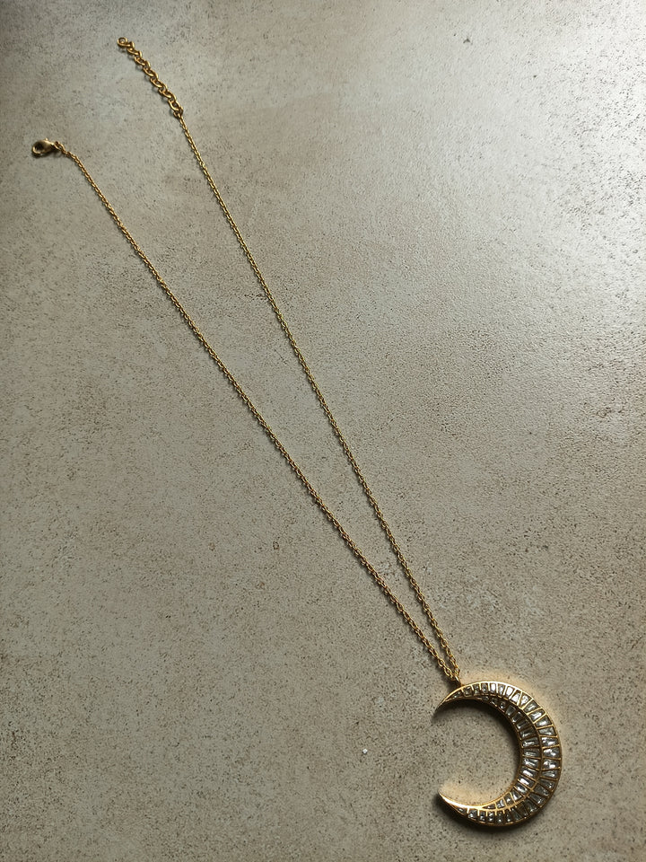 Crescent moon necklace