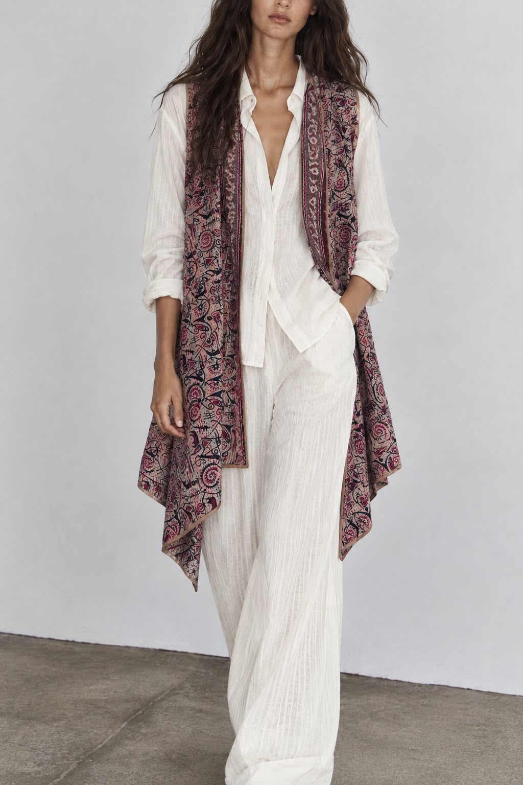 Kantha cape