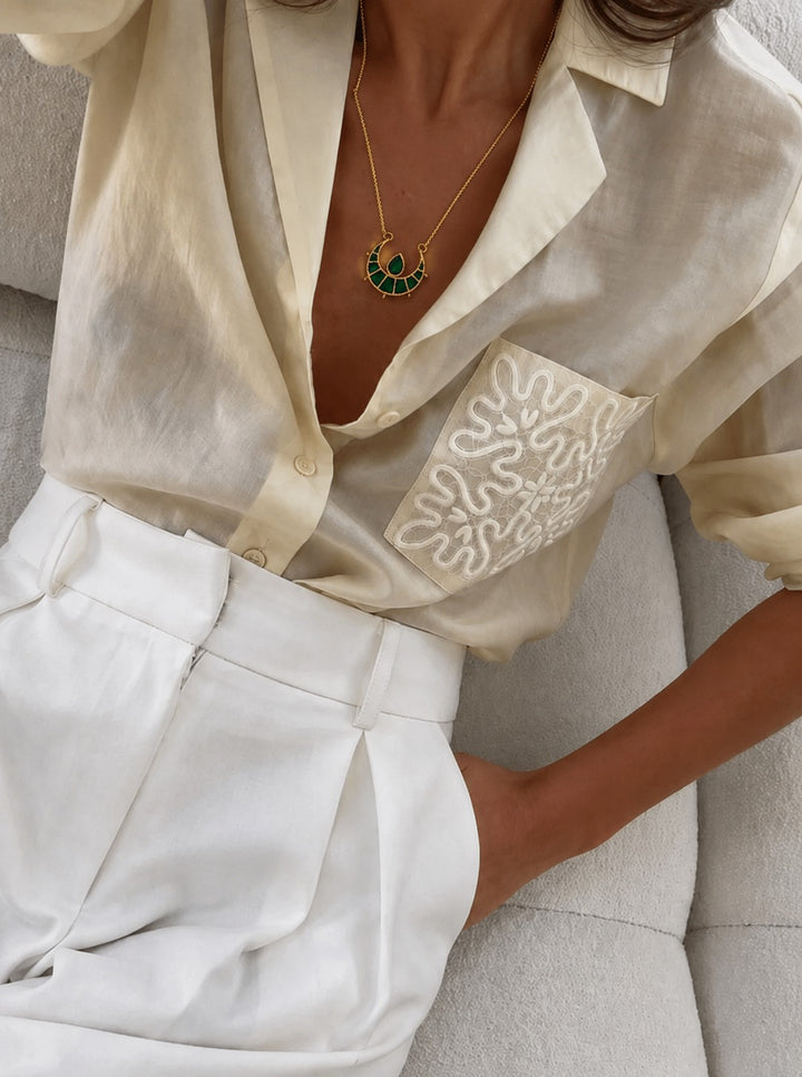 Green Chandni Necklace