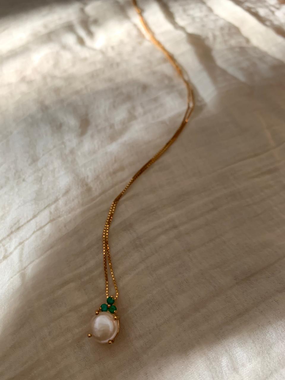 Patasha Green Pendant Necklace