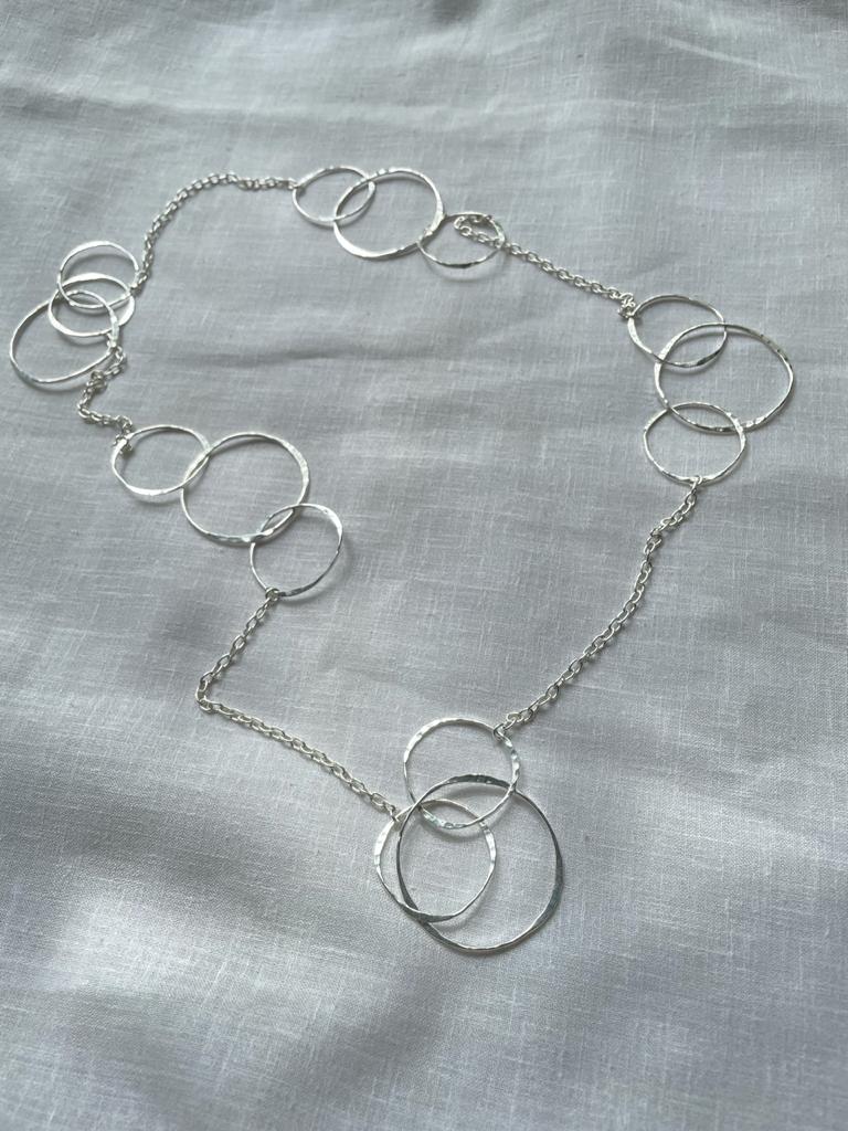 Trio Ring String Necklace