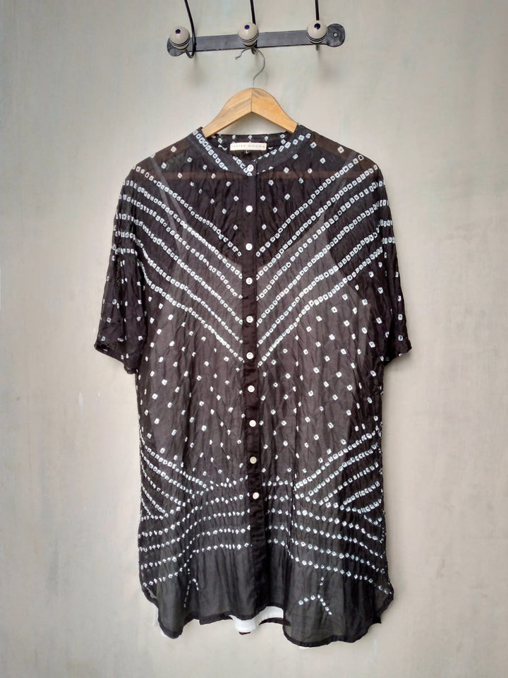 Bandhej Dress (Black)