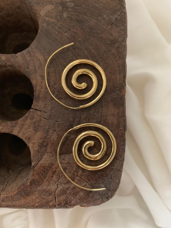 Spiral Chakri Earrings