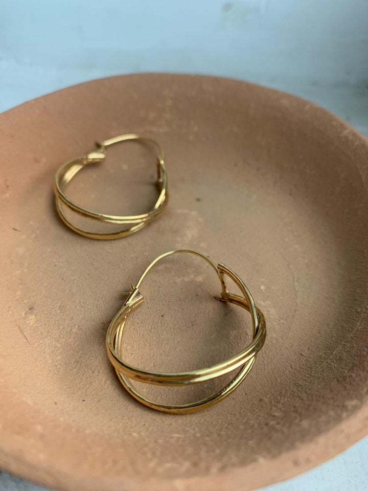 Collision Hoop Earrings