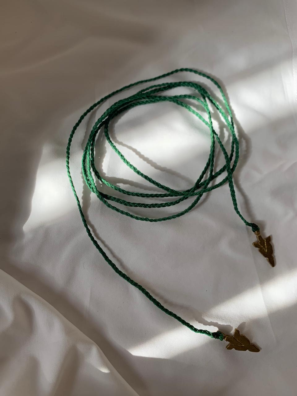 Hemp String With Tooth Necklace