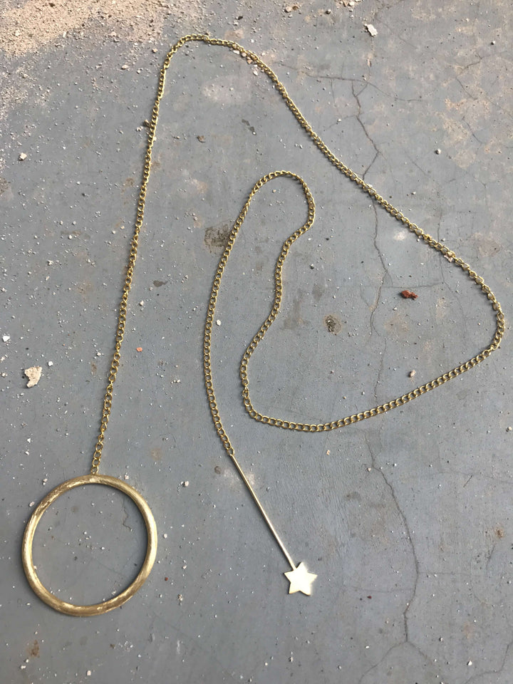 Star Wand Chain Necklace