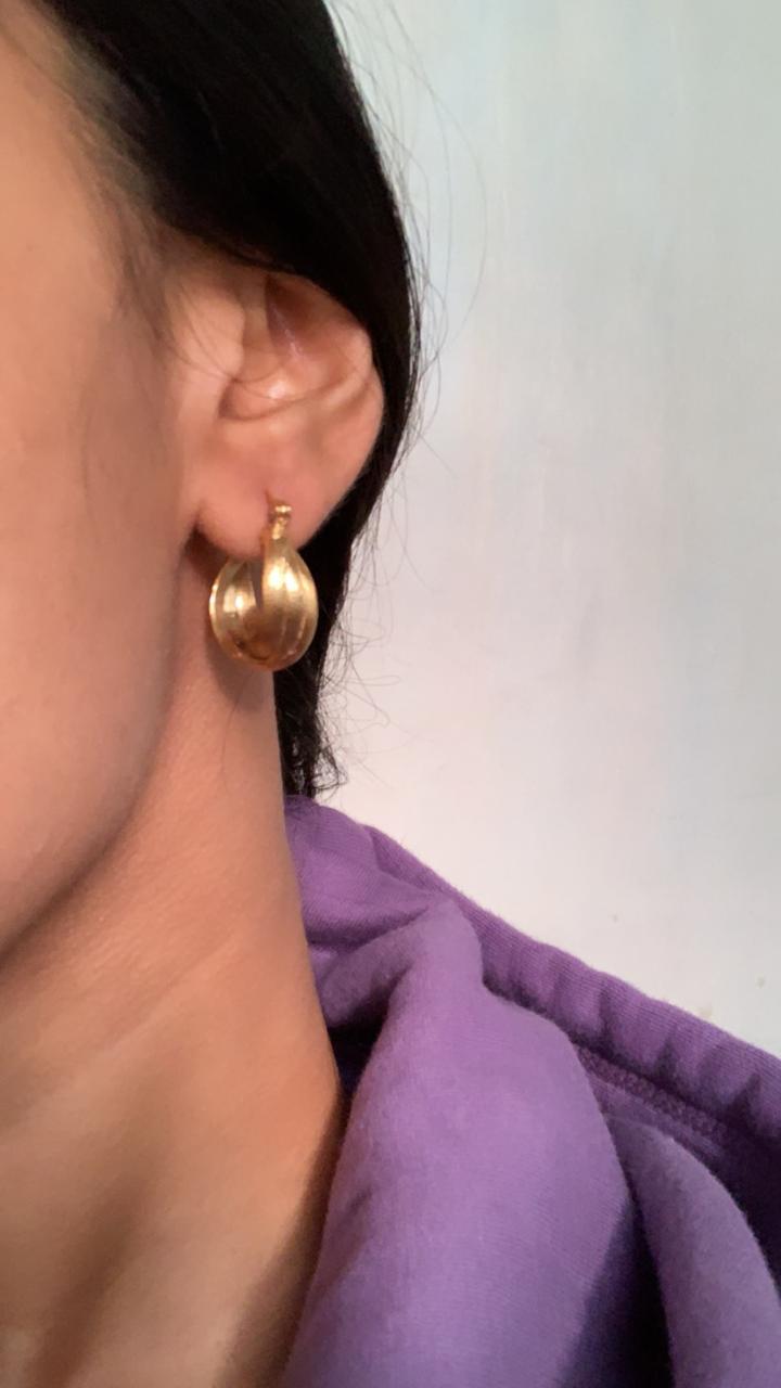 Ribbon Small Bali Earrings