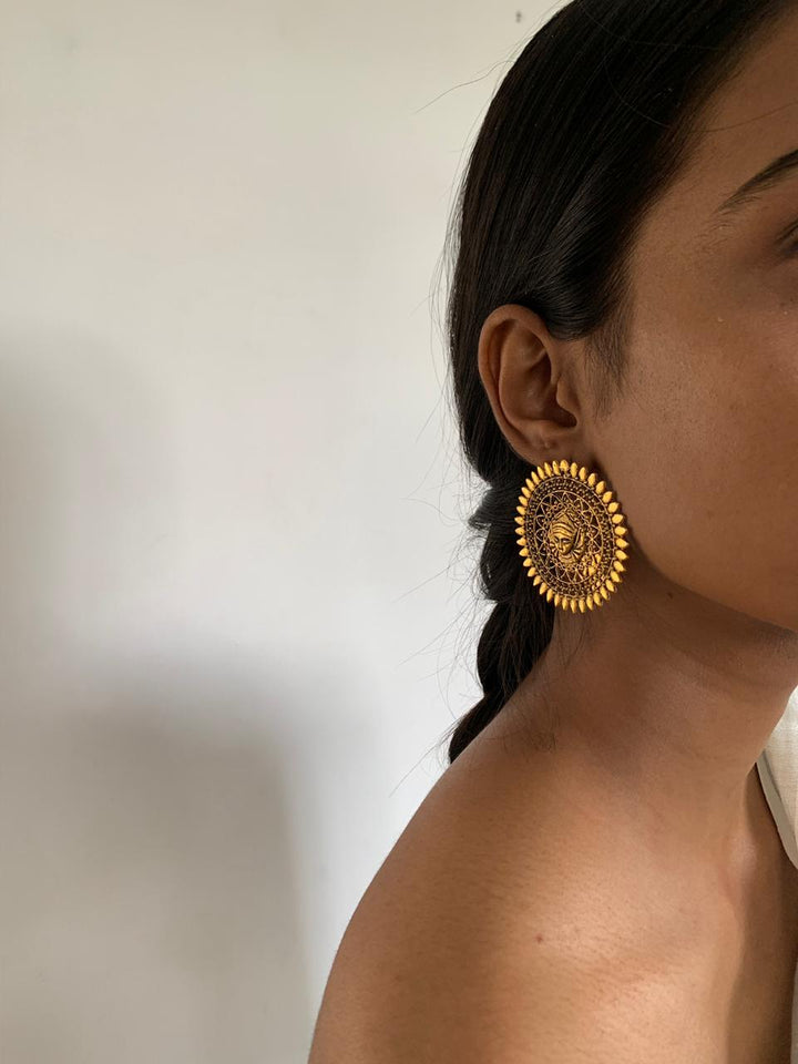 Sun Worship Stud Earrings