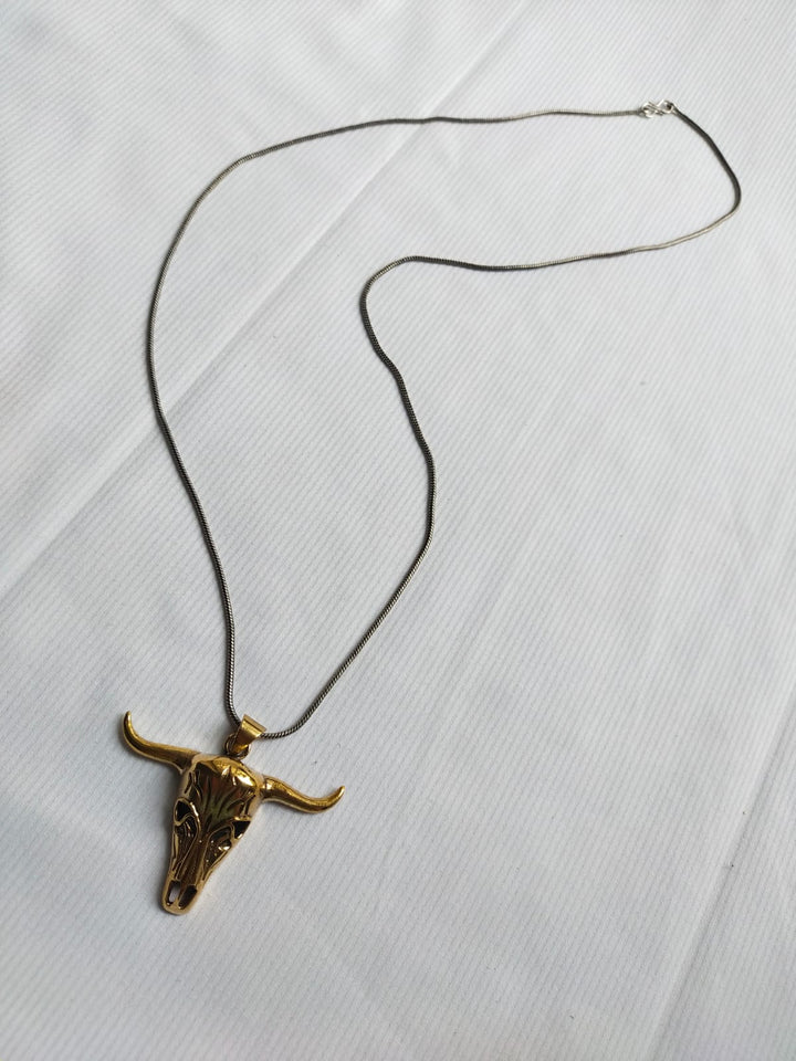 Bull Necklace Men