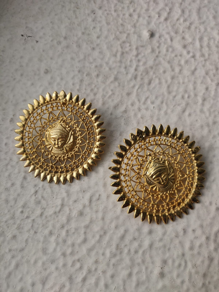 Sun Worship Stud Earrings