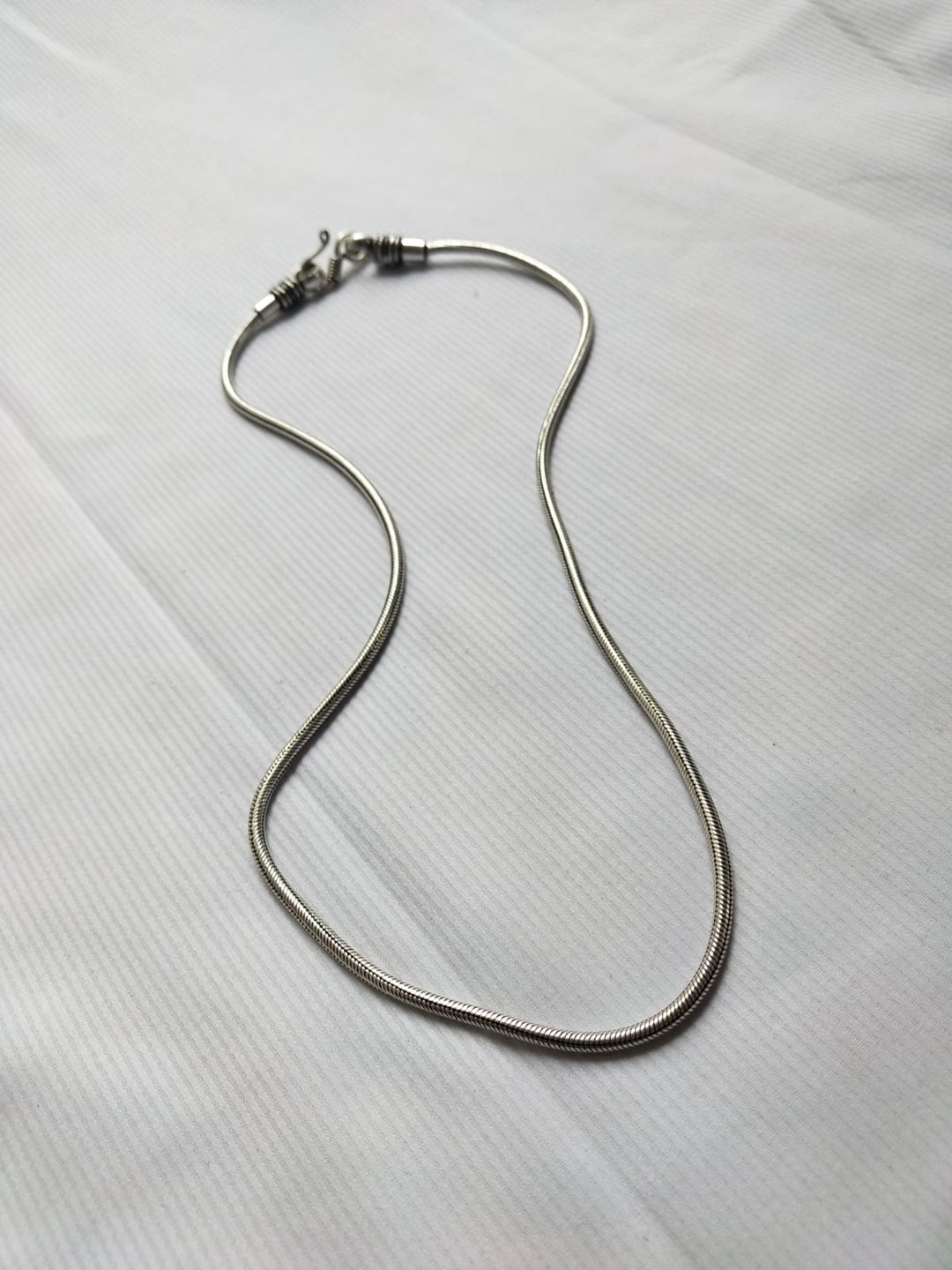 Noodle Silver Chain Men