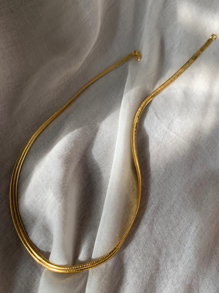 Thin Snake Chain Necklace – Dhora India