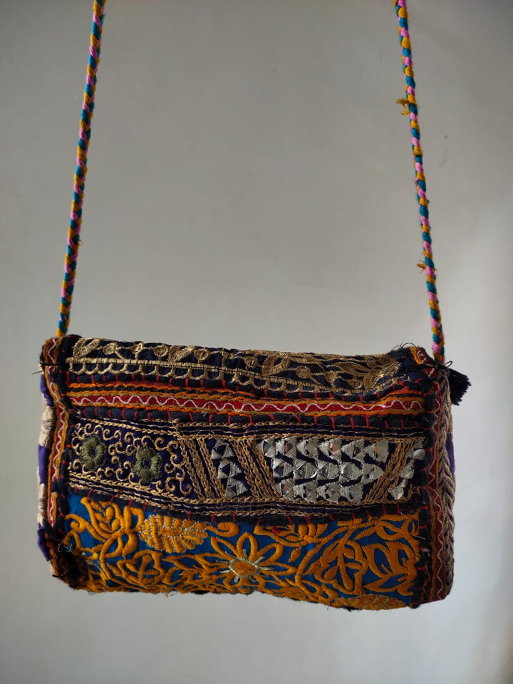 Embroidered Sling Bag