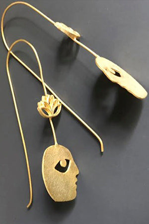 Bobo Lotus Hook Earrings