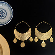 Big Chand Bali Earrings