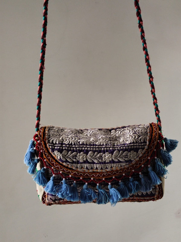 Embroidered Sling Bag