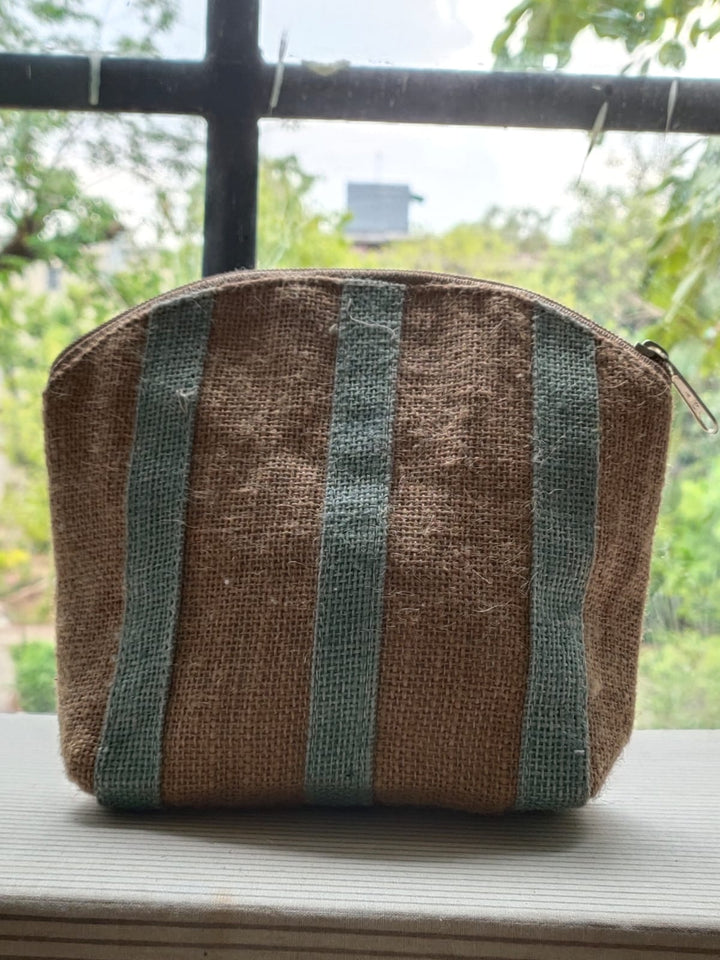 Jute Travel Kit Bag