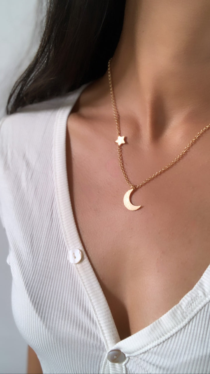 Star Moon Necklace