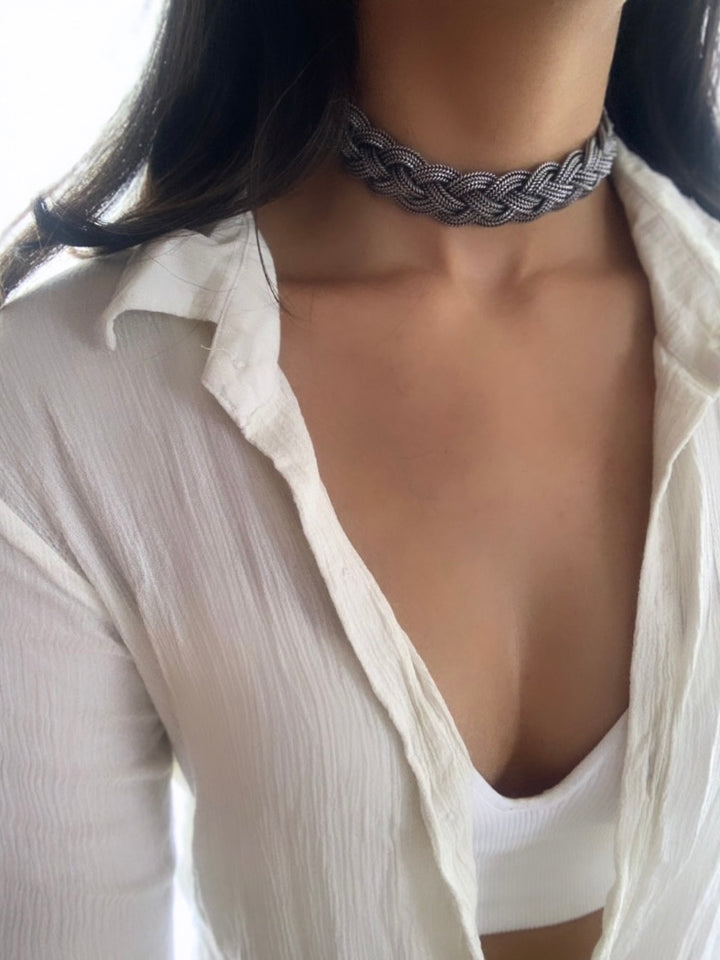 Braided Choker Necklace