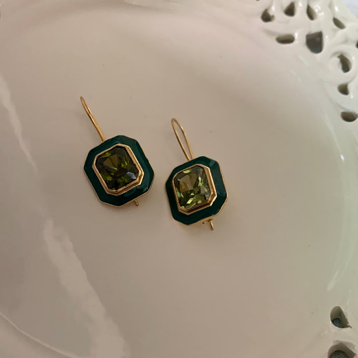 Olive Carnival Earrings