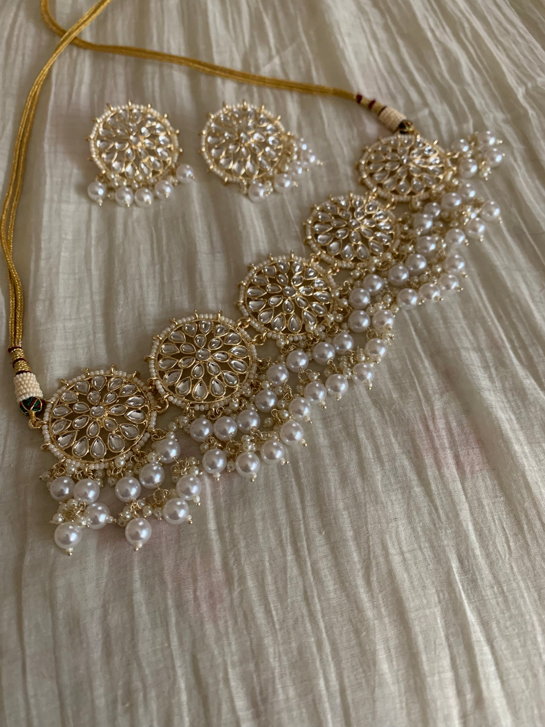 Mogra Comb Necklace Set