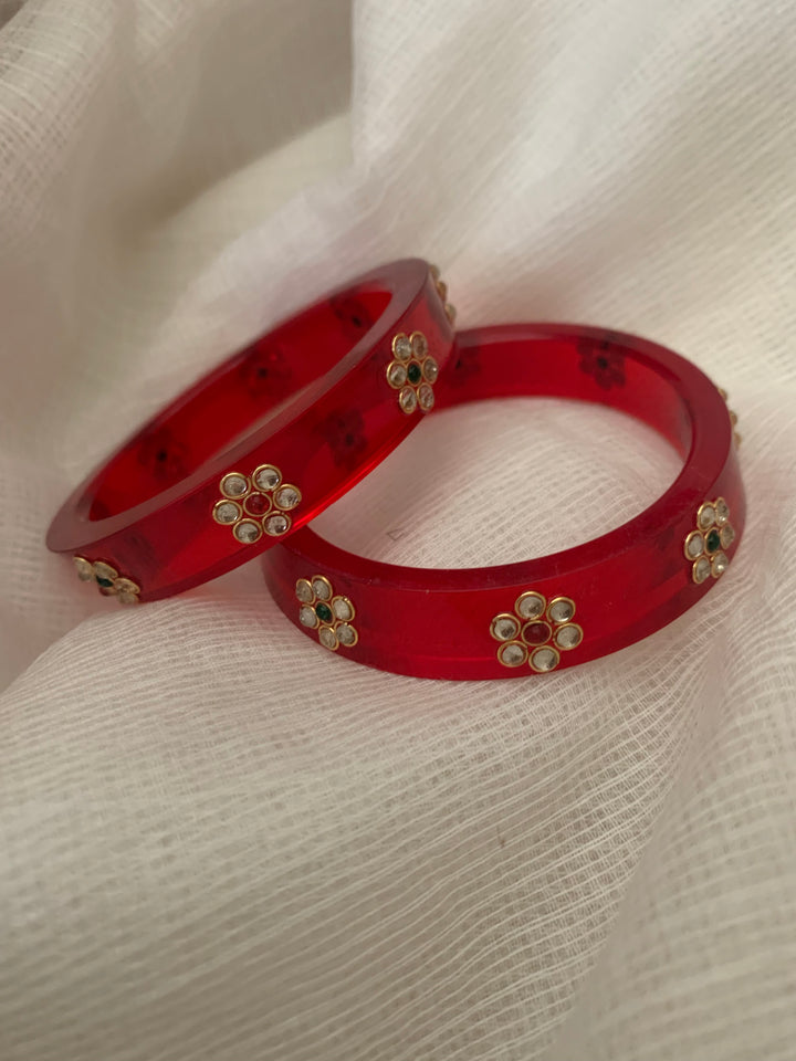 Ayan Flower Bangle Bracelet