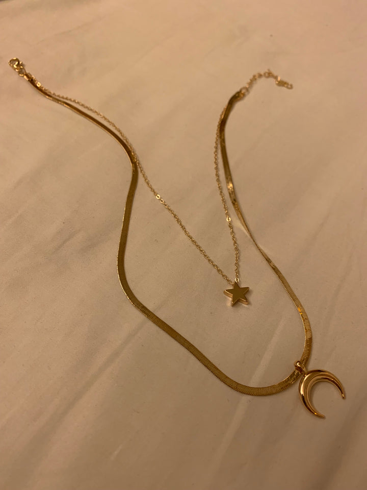 Star Moon Necklace