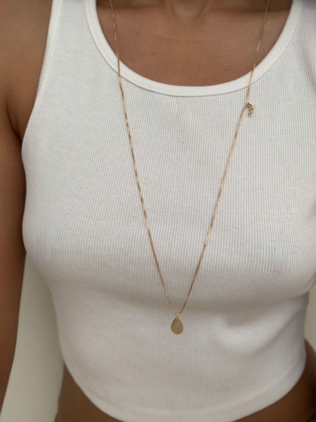 Drop Duo Minimal Necklace