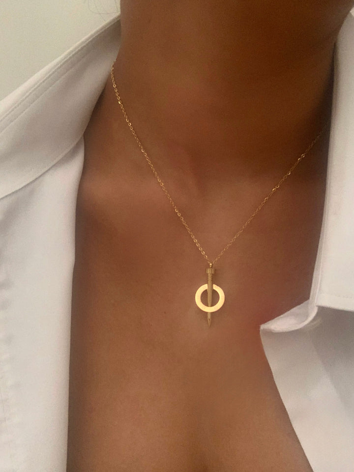 Nail Goal Necklace