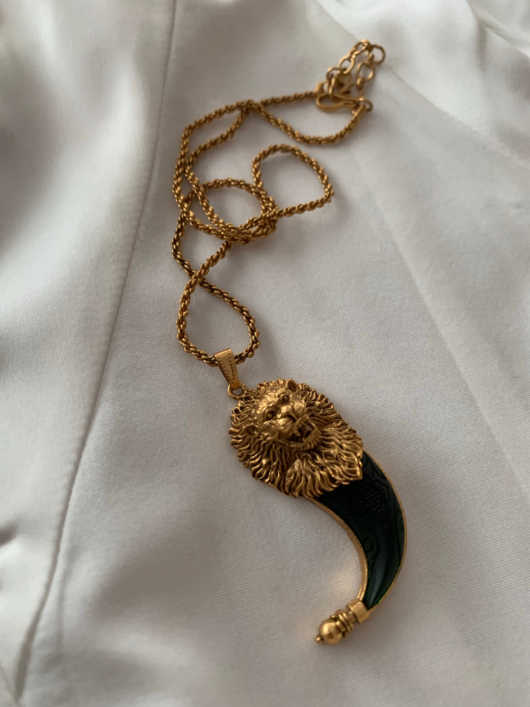 Lions Tooth Necklace - Main Image